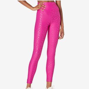 Carbon38 High Rise 7/8 Legging in Takara Shine Leopard Magenta size S